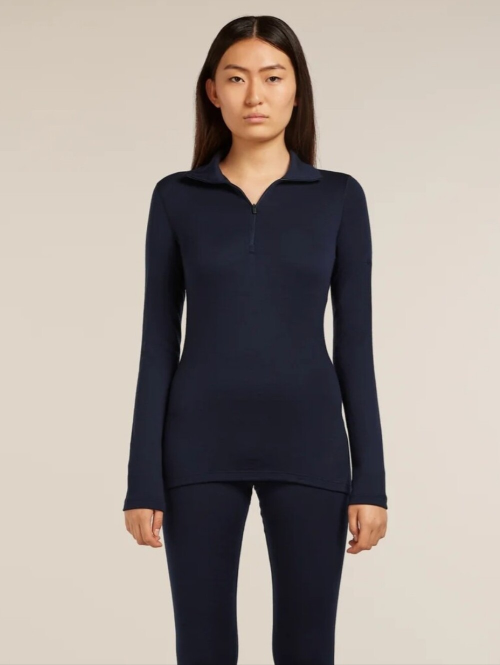 Icebreaker Women's Merino 260 Oasis Long Sleeve Half Zip Thermal Top Small